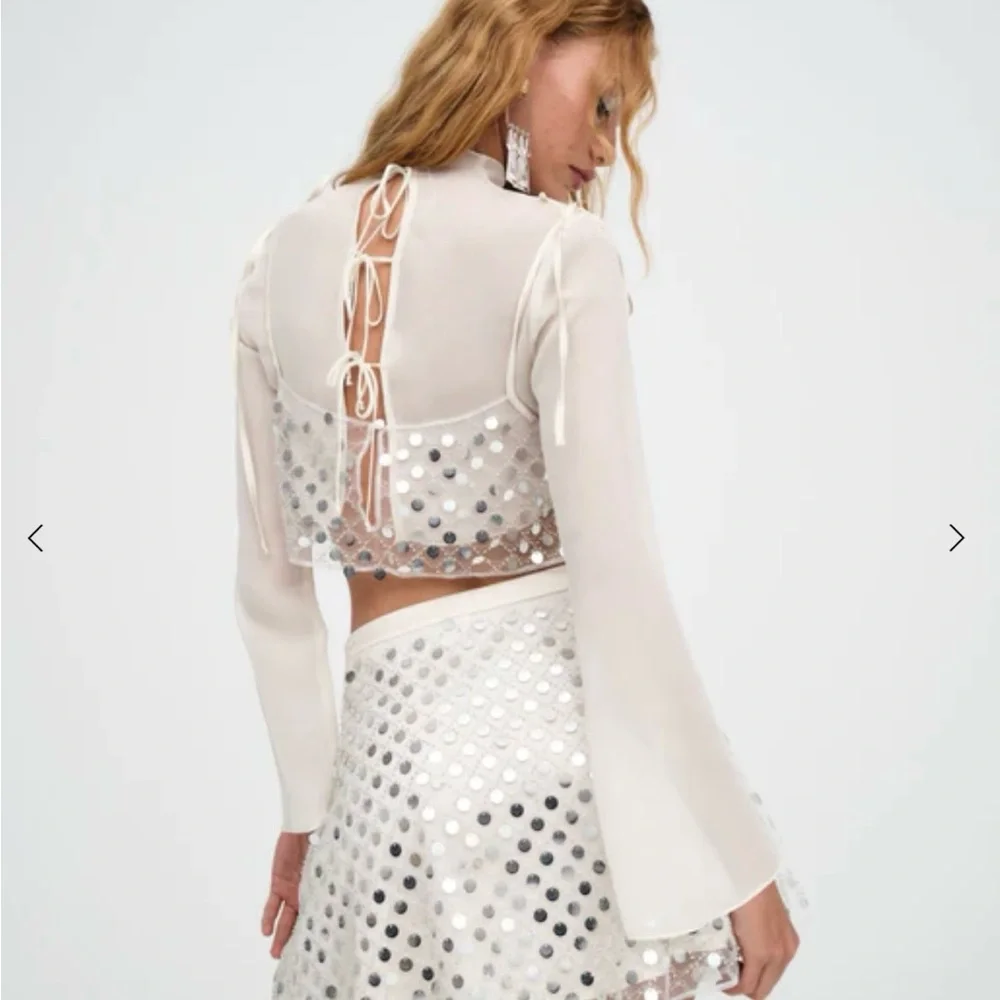 For Love and Lemons - Charelle Top - Sequin - Picture 2 of 4